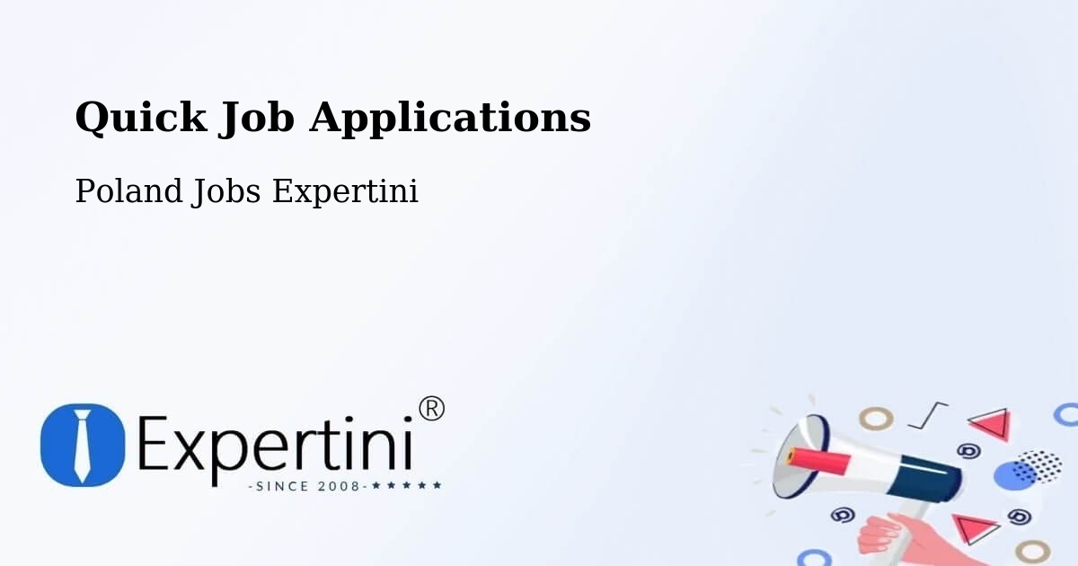 Quick Apply Feature – Tworóg - Poland Jobs Expertini